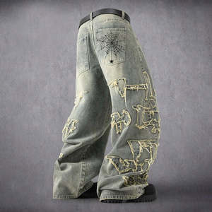 Pantalones Deportivos con Lavado Ácido al por Mayor, Pantalones Deportivos de Alta Calidad para Hombre con Bolsillos, Pantalones Deportivos con Logotipo Personalizado para Hombre - Product Image 2