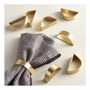 Elegant Design Metal Napkin Rings for Classic <b>Table</b> Decor in Gold and Luxury Dining <b>Table</b> Decoration with Best Price - Product Image 6