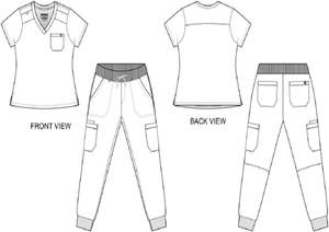 ชุดทางการแพทย์สำหรับแพทย์พยาบาลชุดผ่าตัดสำหรับทุกเพศกางเกงวิ่งขายส่งโลโก้ตามสั่ง - Product Image 6