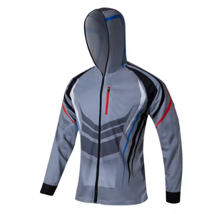 Jersey de pesca con logotipo personalizado, jersey de pesca de manga larga de poliéster impermeable, jersey de pesca sublimación, jersey de pesca OEM - Product Image 2