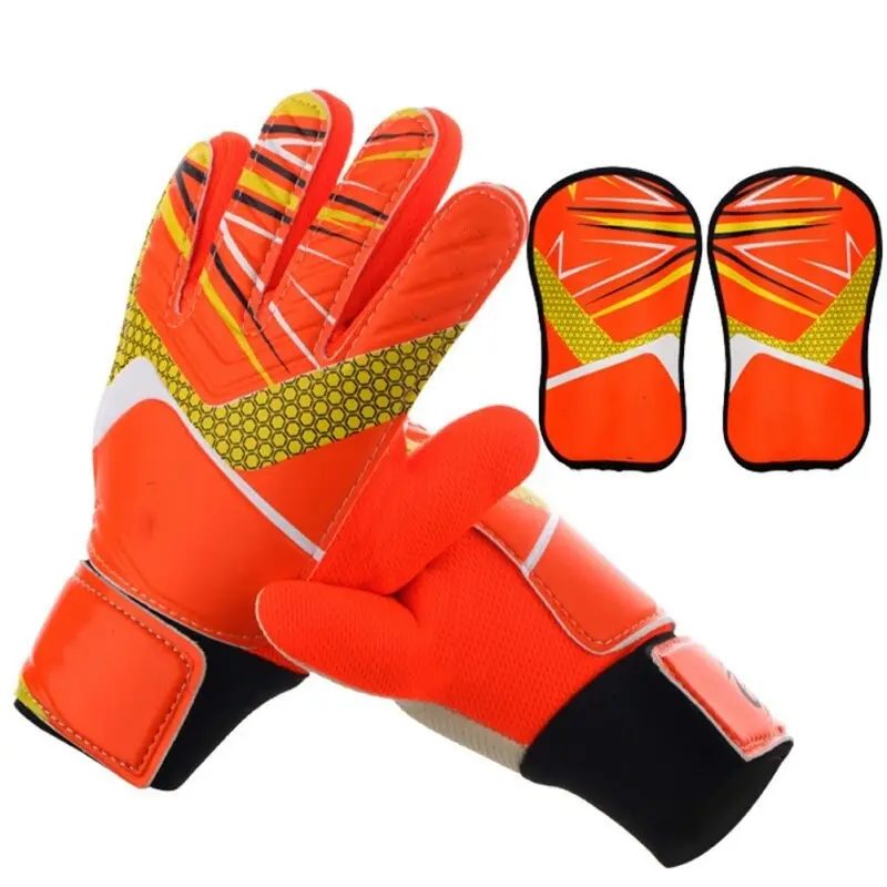 Высококачественные футбольные перчатки, дышащие детские перчатки для вратаря, резиновые футбольные перчатки