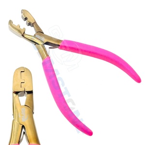 Pinza de Acero Inoxidable Dorada para Crimpar Extensiones de Cabello |   Herramienta para romper la unión de queratina |   Extensiones de Cabello Reutilizables y Duraderas - Product Image 6