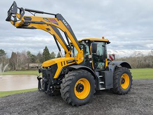 รถแทรกเตอร์ฟาร์ม JCBB Fastrac 4220 ICON รุ่นปี 2023 พร้อมชุดตัก MX U514+ กำลัง 230 แรงม้า ชิ้นส่วนหลัก ปั๊ม เกียร์ ซื้อเลย คุณภาพพรีเมียม - Product Image 1