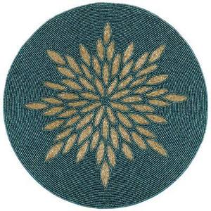 Posavasos de cristal con cuentas de diseño Floral moderno, posavasos con forma de flor forjada a mano, alfombrilla para cocina, promociones para fiestas de Navidad - Product Image 2