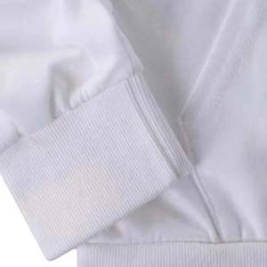 Sudaderas con capucha para mujer, sudaderas blancas de manga larga, MOQ bajo, forro polar de algodón, cremallera transpirable, sudaderas informales de punto sólido para mujer - Product Image 6