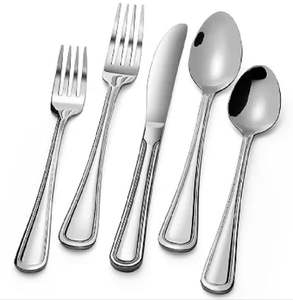 Juego de Cubiertos de Metal de alta calidad superior de Venta caliente Cubiertos de diseñador Uso de cocina Precio al por mayor que incluye cuchillos Cucharas Boda - Product Image 4