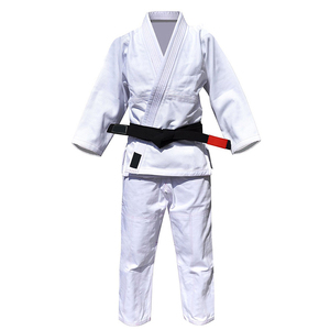 Kimono de Judo en Tissu Perlé Blanc 100% Coton Respirant Séchage Rapide Durable Unisexe Adulte Coupe Classique Ceinture Noire Incluse - Product Image 4
