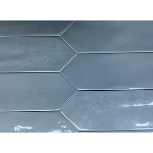 Modena Collection 3x12 Azulejo de cerámica esmaltado azul Backsplash Decoración de pared CAJA de 10-para pisos al aire libre Comedor Dormitorio - Product Image 1