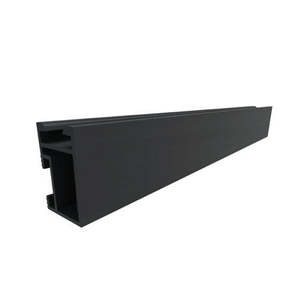 Système de montage solaire sur rail léger noir Quick Mount PV 168" QMR-RL14-B-60 - Product Image 1