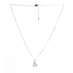Pendentif Solitaire Bianca en Argent, Or, Or Rose, Platine, Rhodium Plaqué, Géométrique, Diamant, Zircon, Perle, Tendance, pour Fiançailles - Product Image 4