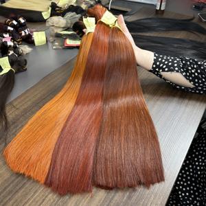 Raw Vietnamese Hair Brown Color <b>Hot</b> Trending 100% Human Hair Extensions Good Quality - Product Image 1