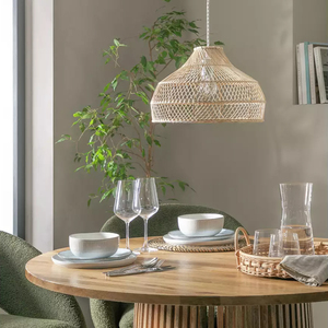 Lámpara de ratán de bambú, lámpara colgante, lámparas decorativas para sala de estar, decoración Interior - Product Image 6