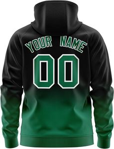 Custom Logo Gradient Embroidered Dyed Autumn Vintage Men's Fleece Jacket Sublimation Print Team Sweatshirt Sports Wear Pockets - Product Image 2