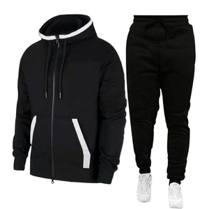 Chándal Deportivo Ligero y Transpirable de Algodón de Alta Calidad para Hombre, Corte Ajustado, Personalizable con Logotipo, Estilo Moderno para Invierno - Product Image 1