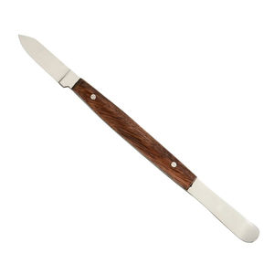 Instrumentos Quirúrgicos Dentales Lessman, Cuchillas Manuales de Acero Inoxidable, Mango de Madera, Cuchillo para Cera y Espátula para Mezclar Yeso - Product Image 4