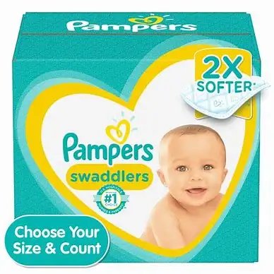 ผ้าอ้อมผู้ใหญ่2XSoft Pampers ผ้าอ้อมเด็กแห้งเพียงปรนเปรอสำหรับทารกและผ้าอ้อมผู้ใหญ่