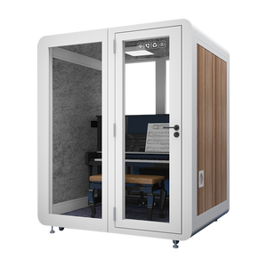 <span class=keywords><strong>Cloison</strong></span> insonorisée pour bureau, fournie par l'usine, 1,4x1,2x2,3m, <span class=keywords><strong>cloison</strong></span> insonorisée pour bureau à domicile, cabine insonorisée <span class=keywords><strong>amovible</strong></span>, silencieuse - Product Image 1