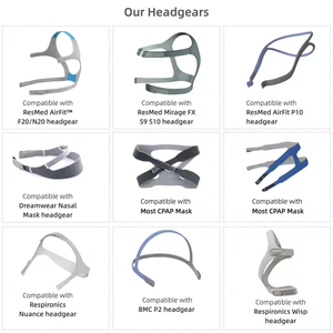 Remplacement de la sangle de casque <span class=keywords><strong>CPAP</strong></span> Compatible avec le <span class=keywords><strong>masque</strong></span> <span class=keywords><strong>CPAP</strong></span> <span class=keywords><strong>Resmed</strong></span> Airfit F20 - Product Image 6