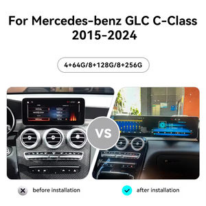 <span class=keywords><strong>Carplay</strong></span> de pantalla dual de 12,3 "para <span class=keywords><strong>mercedes</strong></span>-benz GLC Clase C 2015-2024, reproductor de vídeo para coche Multimedia Android, unidad principal de navegación GPS - Product Image 2