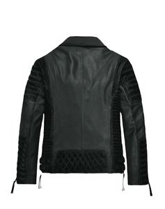 Veste en cuir pour homme au design unique, service OEM, marque privée, col montant, imperméable et respirante, collection 2026 - Product Image 3
