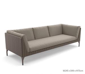 Chaise de jardin, mobilier d'extérieur, imperméable, protection solaire, canapé en rotin, chaise en alliage d'aluminium pour villa, cour, jardin, véranda - Product Image 2