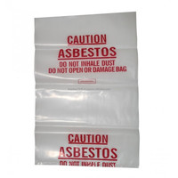 Bolsa Jumbo de Plástico LDPE Transparente, Negra, Amarilla o Roja, Resistente al Agua, con Grosor de 50-300 Micras, para la Eliminación de Asbesto