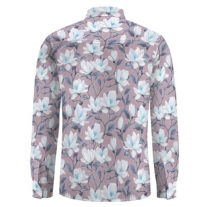 Low MOQ Men's Slim Fit Long Sleeve Dress <b>Shirts</b> Breathable Wholesale Printed <b>Party</b> Wear Clothing Men for Autumn Season <b>Shirt</b> - Product Image 2