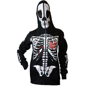 เสื้อมีฮู้ดแบบซิปเต็มหน้าพร้อมโลโก้ตามสั่งจากสหรัฐอเมริกาไซส์ XS แบบมีซิปมีฮู้ดพิมพ์ลาย - Product Image 1