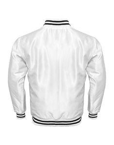 Chaqueta Bomber Personalizada para Hombre, Recubierta de Lona, Impermeable, Transpirable, Estilo Universitario, con Logotipo Personalizado en Color - Product Image 4