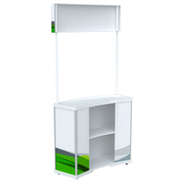 2024 Portable Promotion Comptoir Table PP ABS Afficher Affichage Bannière Stand pour Supermarché Publicité Superbe Stand Solution