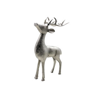 Reno de aluminio con acabado de níquel de diseño único para mesa, hogar y decoración navideña, hecho a mano, personalizado a granel - Product Image 2