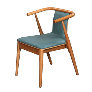 Silla Ejecutiva de Oficina con Estructura de Madera de Teca, Diseño Moderno, Reposabrazos Ajustables con Movimiento Oscilante, para Escuela y Sala de Estar - Product Image 5