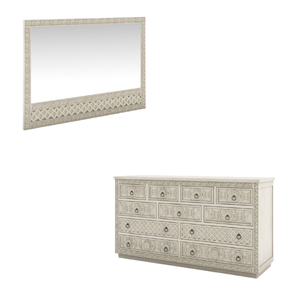 Meubles de chambre à coucher en gros Nuala Ensemble de chambre à coucher en bois massif sculpté à la main 5 pièces avec acajou de haute qualité en provenance d'Indonésie - Product Image 5