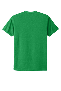 เสื้อยืดชายหญิงผ้านิ่มสีเขียวผสมไตร - Product Image 6