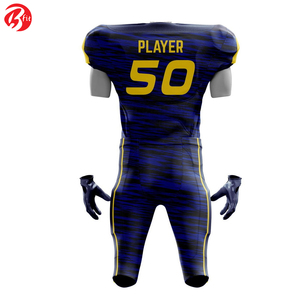 Ensemble d'uniformes personnalisés avec impression par sublimation Tops de football américain Maillot de football américain pour hommes - Product Image 6