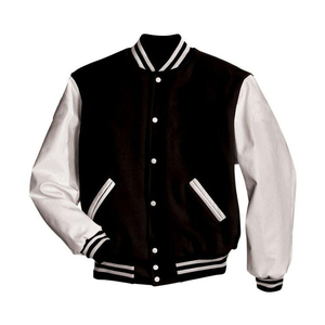 2024 nueva llegada personalizado al por mayor elegante chaqueta universitaria Streetwear chaquetas de béisbol bordado Diseño Varsity chaqueta - Product Image 6