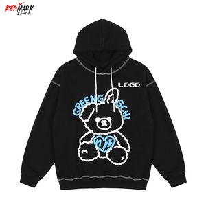 Top con capucha y estampado multicolor personalizado, moda informal y ropa de calle, estilo Hip Hop para la temporada de otoño - Product Image 2