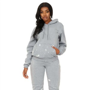 Chándal apilado para mujer de calidad premium: Tejido ligero y transpirable, perfecto para ropa informal y fitness - Product Image 2