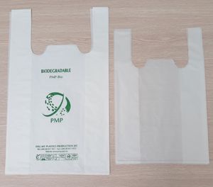 ถุงใส่เสื้อยืดย่อยสลายได้ถุงใส่เสื้อยืดสำหรับใช้ในซูเปอร์มาร์เก็ต - Product Image 4