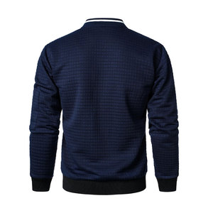 Meilleure vente Bomber de style unique pour hommes Service OEM Vêtements pour hommes Bomber Blouson bombardier à manches longues avec logo brodé pour hommes - Product Image 4