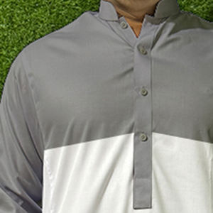 OEM Haute Qualité Thobes Jubbah Musulman Islamique 2026 Grande Taille Respirant Uni Style Qatarien Décontracté Moderne Homme - Product Image 3