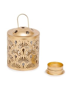 Porte-bougie en métal Pot à bougie en verre de haute qualité Élégant autres bougeoirs lanternes et pour la décoration intérieure - Product Image 3