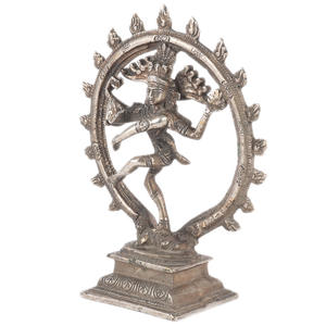 Handmade Indian Brass Antique Bronze Tandav Natraja Sculptures Figurine Statue <b>Home</b> <b>Decor</b> <b>Gift</b> Items 19 X 7 cm SNS-1922 - Product Image 2