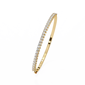 Fabulosa Pulsera y Brazalete de Diamantes Cultivados en Laboratorio en Oro de 18K - Product Image 3