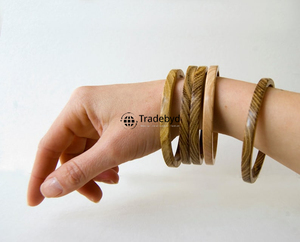 Handmade Wooden Bangles for Women with Tribal and <b>Boho</b> Touch by Tradebyd - Product Image 1