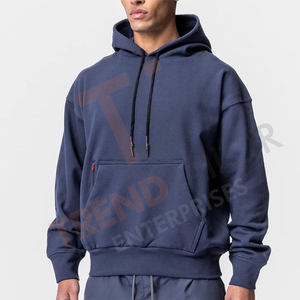 Sudadera con Capucha Extra Grande para Hombre, Personalizada al por Mayor, 360GSM, con Bolsillo Tipo Canguro y Cremallera Interna - Product Image 5