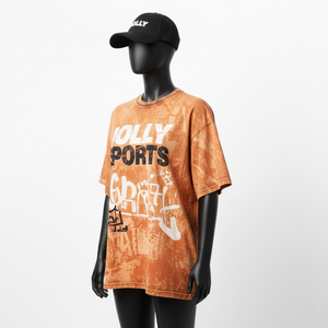 <b>Women</b> Acid Wash Shirts Heavy Cotton Fabric 210 GSM Breathable Soft Touch <b>Brown</b> Shade Custom Printed Logo Breathable - Product Image 4