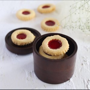 Premium Quality Handcrafted Natural Wood Color Eco-Friendly <b>Kitchen</b> <b>Storage</b> Jar Flip Top Lid Dry Fruit <b>Storage</b> <b>Container</b> Carton - Product Image 1