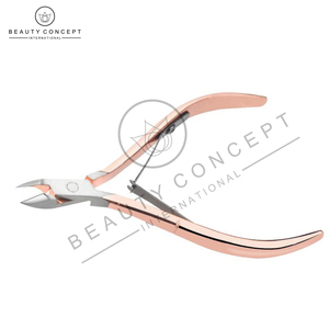 Rose Gold Good Selling Nail Clipper Best Supplier Make Your Own Latest Stainless Steel Cuticle Nail Nipper Sustainable Nail Tool - Product Image 2