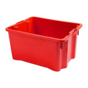 Contenitore Chiuso Sovrapponibile Lt 65 Rosso - Product Image 1